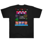 Siderunの館 B2の【バックプリント】レトロゲーム風な夏祭り ヘビーウェイトTシャツ