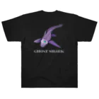 LalaHangeulのGhost Shark バックプリント Heavyweight T-Shirt