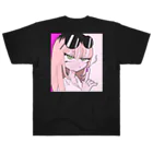 殺害エンターテインメントのりぴ子 ヘビーウェイトTシャツ