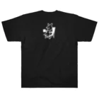 かめつるのキャンって鳴く犬_黒地用 Heavyweight T-Shirt