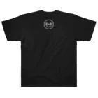 cafe-dadomaniのワンポイントDaDちゃん 顔ロゴ 黒T専用 Heavyweight T-Shirt