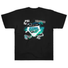 熊谷ゆ〜ほ_デザイングッズのOCEANS CUP SERIES 【BLACK】 ヘビーウェイトTシャツ