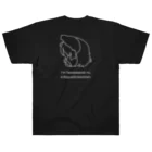 くりむしようかんのテワタサナイーヌロゴ（白） Heavyweight T-Shirt