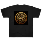 Spiritual light☆の文字風アート　創作文字　龍体文字　ドラゴン Heavyweight T-Shirt