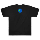 ウサネコ38の月と地球　 Heavyweight T-Shirt