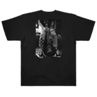 SUGAR.K ORIGINAL ITEMSのROCK!ｰSUGAR.K【両面】【黒系】 Heavyweight T-Shirt