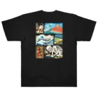 すとろべりーガムFactoryの【バックプリント】 ドット浮世絵 Heavyweight T-Shirt