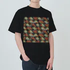 m7kenjiのpixelTextilePattern_02 ヘビーウェイトTシャツ