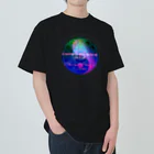 💖宇宙整体♪🌈♪こころからだチャンネル♪💖の宇宙回路を繋ぐ Heavyweight T-Shirt