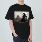 Lala Worksのgrim_reaper_001 ヘビーウェイトTシャツ
