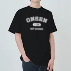 kg_shopのONSEN (ホワイト) ヘビーウェイトTシャツ