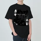 loveclonesのBLACK SANTA 03 Obscure Desire ブラックサンタ ネガver. ヘビーウェイトTシャツ