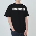 ssrbtnのoブロック ヘビーウェイトTシャツ