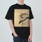 MUGEN ARTの小原古邨　鷹　Ohara Koson / Falcon Heavyweight T-Shirt