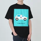 ちいさいくるまのナイス安全運転 ヘビーウェイトTシャツ