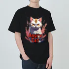 トッパー家のAngry Cat ヘビーウェイトTシャツ