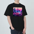  Neo Nature Threads（ネオ ネイチャー スレッズ）の未来都市の視線　～Gaze of the Future City～ ヘビーウェイトTシャツ