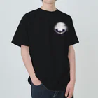 HMTの蝙蝠と月「bat and moon」 Heavyweight T-Shirt