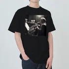 ほっこり絵音舎のビンテージ風熟したソロ演奏 Heavyweight T-Shirt