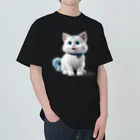 Blue cat PON's Friendsのポンちゃん ヘビーウェイトTシャツ