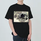 KenHana ハウスの黒パグケンちゃん Heavyweight T-Shirt