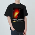 億り人 OKURIBITOのFXトレーダー デザイン(Ａ)Ver. ヘビーウェイトTシャツ