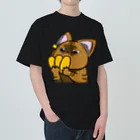 思う屋の価値の分かる猫 Heavyweight T-Shirt