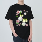Lily bird（リリーバード）のほわほわメジロ梅 Heavyweight T-Shirt