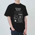 Crazy LazyのCrazy LazyフェスT（白文字） ヘビーウェイトTシャツ