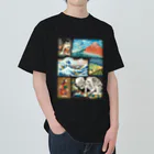 すとろべりーガムFactoryのドット浮世絵 Heavyweight T-Shirt