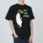 LalaHangeulのRockhopper penguin　(イワトビペンギン) Heavyweight T-Shirt