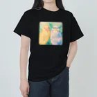 harupink🌸ペット似顔絵illustのtwinセキセイインコ Heavyweight T-Shirt