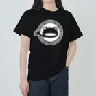 ゴッド神TVちゃんねるSHOPのかえる観賞魚店　白抜き丸ロゴ Heavyweight T-Shirt