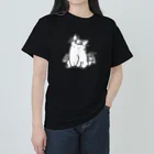 すごくふといあしのきーぼねこ ヘビーウェイトTシャツ