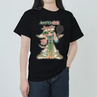 メイドイン極楽スズリ店の桃ノック Heavyweight T-Shirt