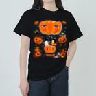 LittleLoroのTHE GREAT PUMPKIN カボチャ大王のお出まし アデリーペンギン オカメインコ Heavyweight T-Shirt