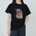 monocolor_collageの積み重なる車くるまクルマ ヘビーウェイトTシャツ