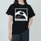 アージーのLOVE and PEACE ヘビーウェイトTシャツ