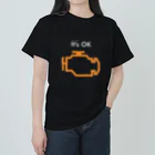 SOCOMのエンジンチェックランプ（黒） Heavyweight T-Shirt