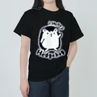 どうぶつ創作隊のこんにちハリネズミ(ver.白いフチ) ヘビーウェイトTシャツ