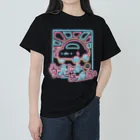 ぷにおもちSHOPのネオンウーパールーパースーパーカー ヘビーウェイトTシャツ