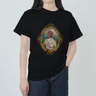 DXMOUVE(ドゥモーヴェ)の亡霊の館柄_心臓公爵肖像画 ヘビーウェイトTシャツ