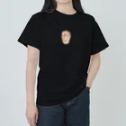 クリスタルスカルの水晶ドクロTシャツ ヘビーウェイトTシャツ