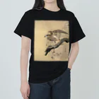 MUGEN ARTの小原古邨　鷹　Ohara Koson / Falcon Heavyweight T-Shirt