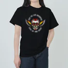 Demon Lord 9 tailsの『Dia De Los Muertos🌹（白）』 Heavyweight T-Shirt