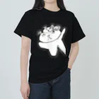 あなたのパンダのパンダのお面をつけたパンダ ヘビーウェイトTシャツ