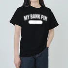 Radical Artistry StudioのNever Forget Bank PIN T-Shirt Heavyweight T-Shirt