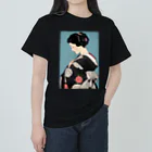 ショップ　キヨナリの着物美人 Heavyweight T-Shirt