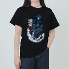 NAMI★HANA屋の日本の妖怪_濡れ女(ぬれおんな) ヘビーウェイトTシャツ