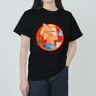 NAMI★HANA屋の日本の妖狐(ようこ)金髪 Heavyweight T-Shirt